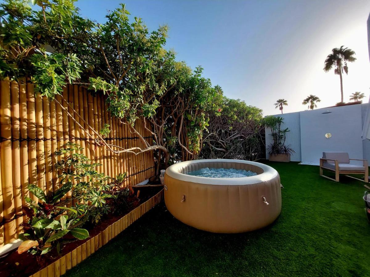 Bungalow De Diseno Hidromasajes Terraza Y Piscina. San Bartolomé Zewnętrze zdjęcie